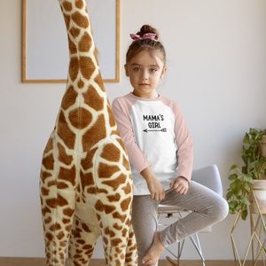 Youth & Toddler Mama's Girl Three Quarter Sleeve T-Shirt